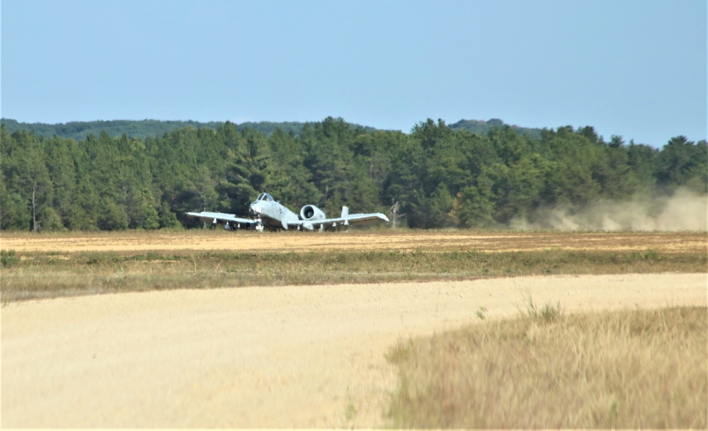 Air Force A-10s hold September 2023 training at Fort McCoy