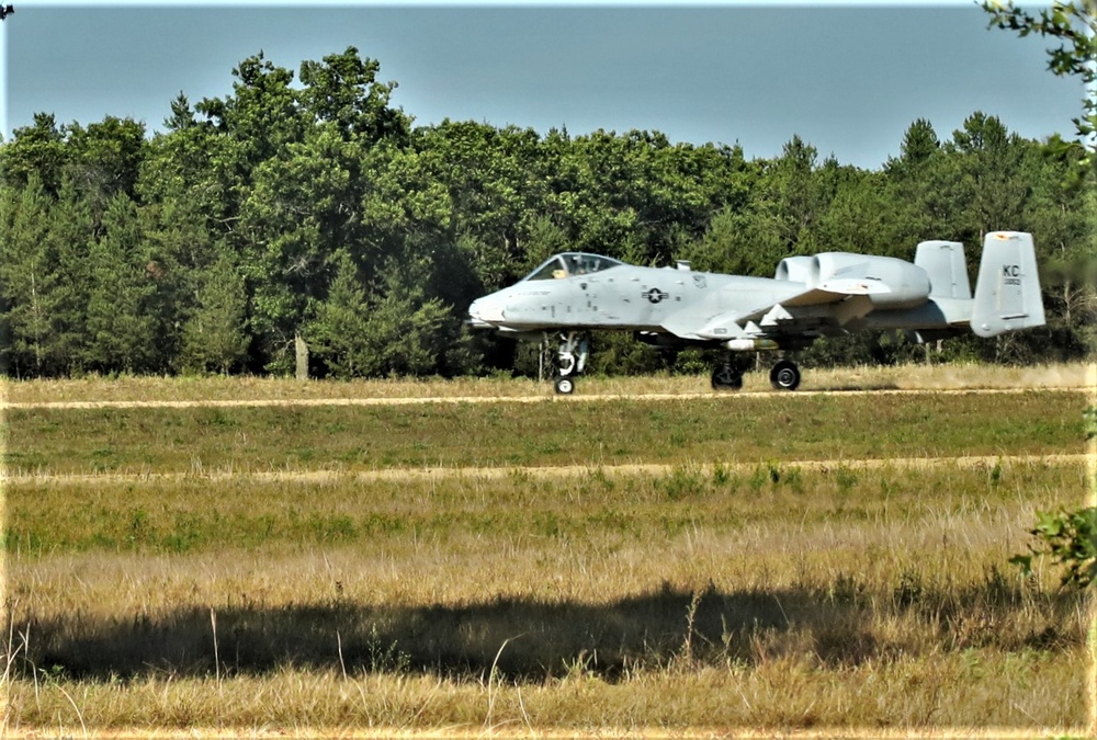 Air Force A-10s hold September 2023 training at Fort McCoy