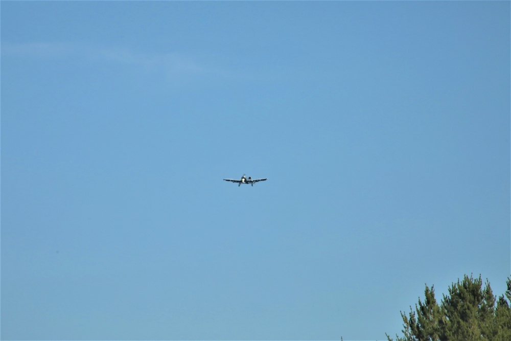 Air Force A-10s hold September 2023 training at Fort McCoy