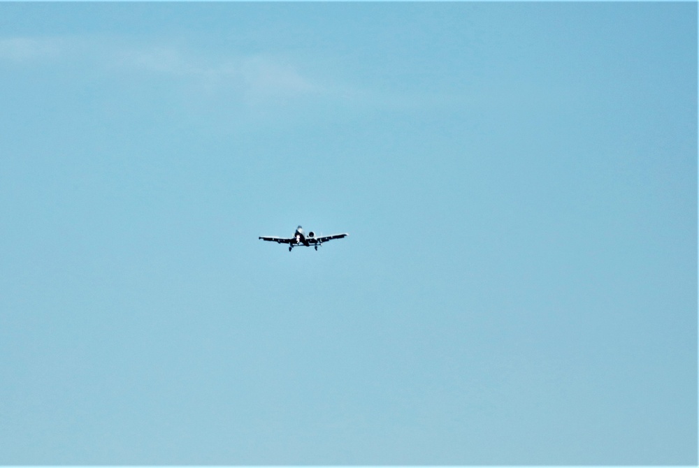 Air Force A-10s hold September 2023 training at Fort McCoy