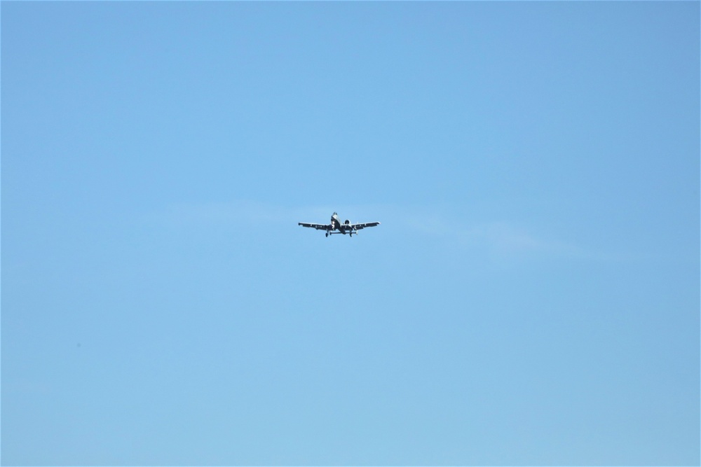 Air Force A-10s hold September 2023 training at Fort McCoy