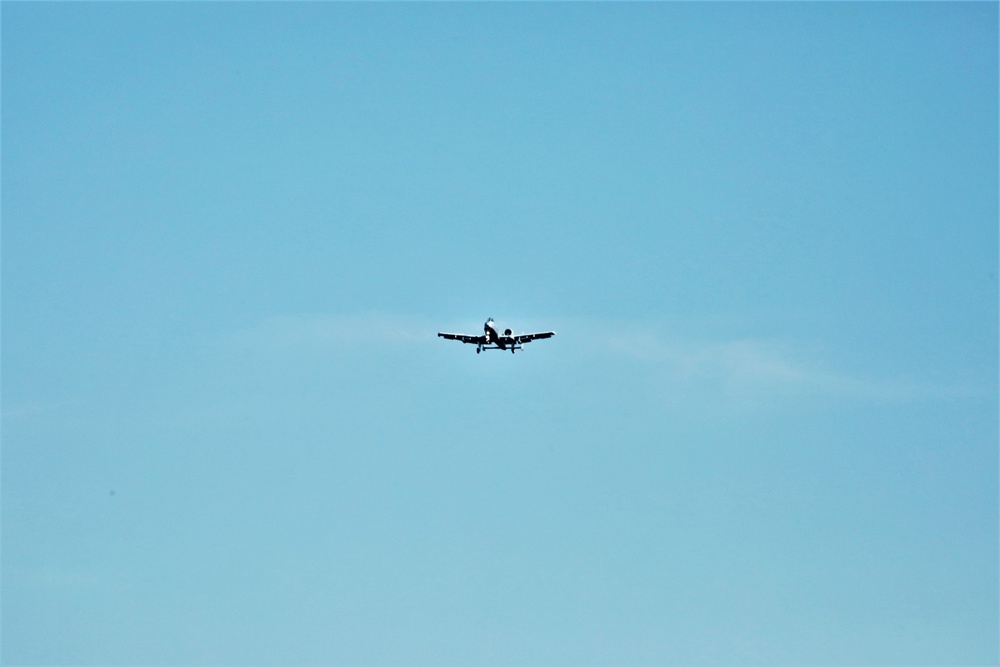 Air Force A-10s hold September 2023 training at Fort McCoy