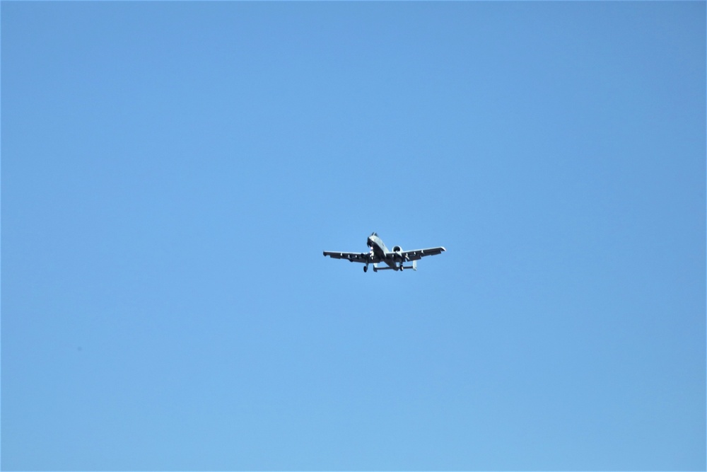 Air Force A-10s hold September 2023 training at Fort McCoy