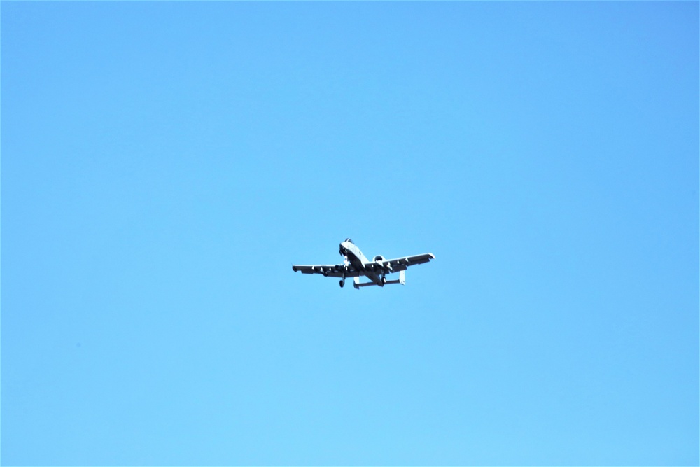 Air Force A-10s hold September 2023 training at Fort McCoy