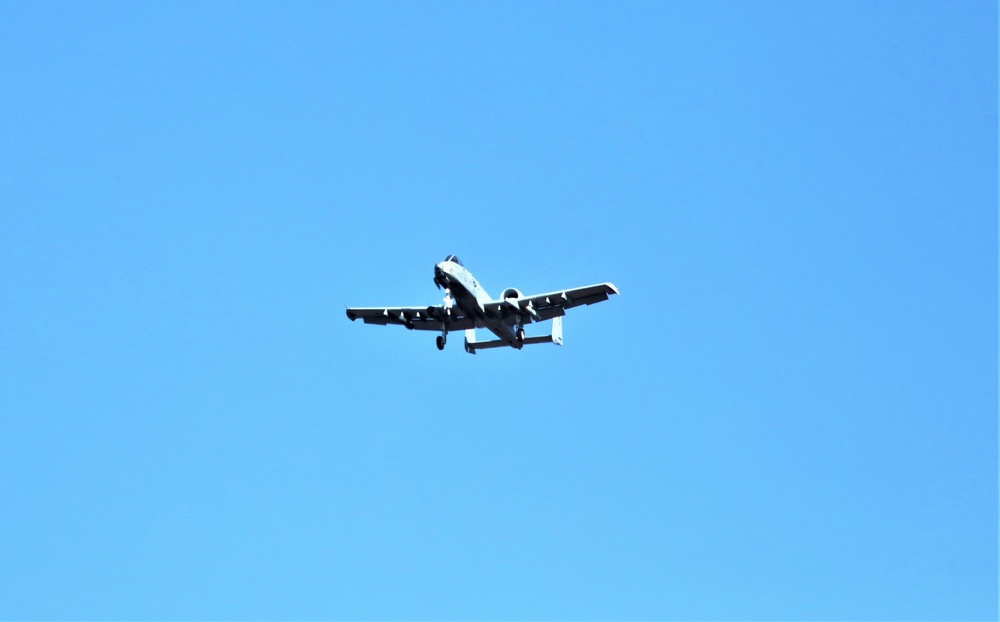 Air Force A-10s hold September 2023 training at Fort McCoy