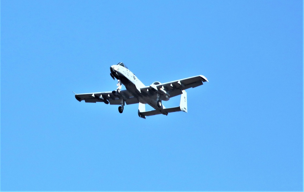 Air Force A-10s hold September 2023 training at Fort McCoy