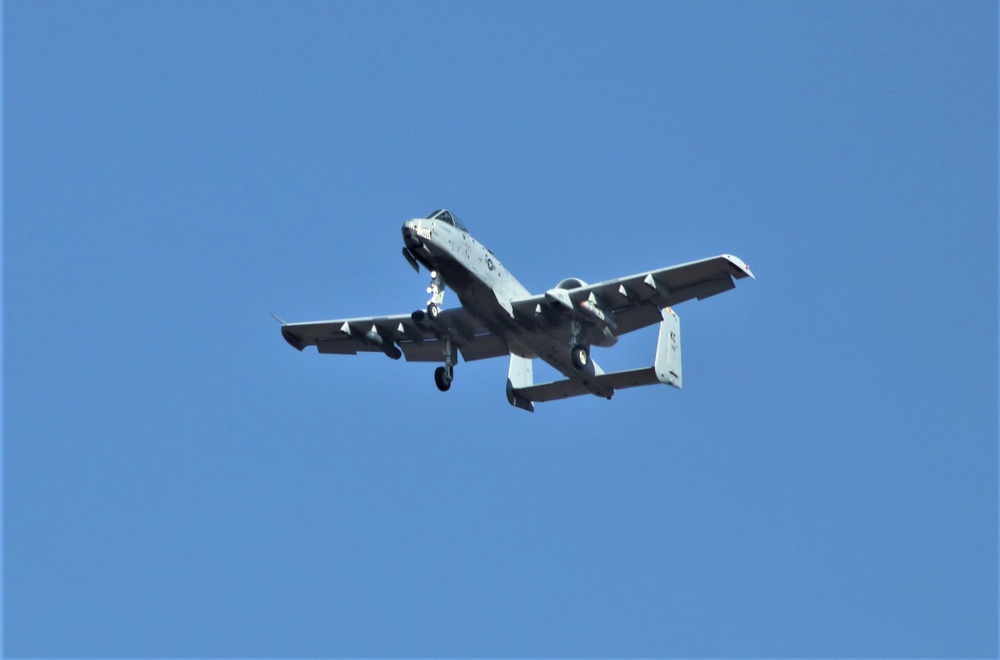 Air Force A-10s hold September 2023 training at Fort McCoy