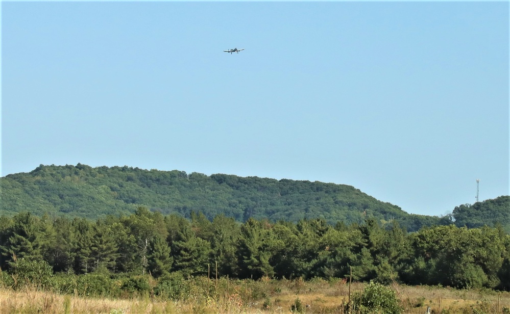 Air Force A-10s hold September 2023 training at Fort McCoy