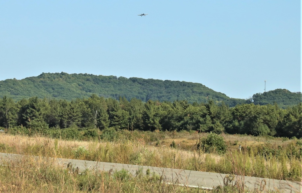 Air Force A-10s hold September 2023 training at Fort McCoy