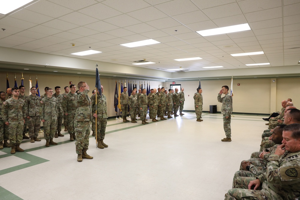 Task Force Echo transfer of authority ceremony 06