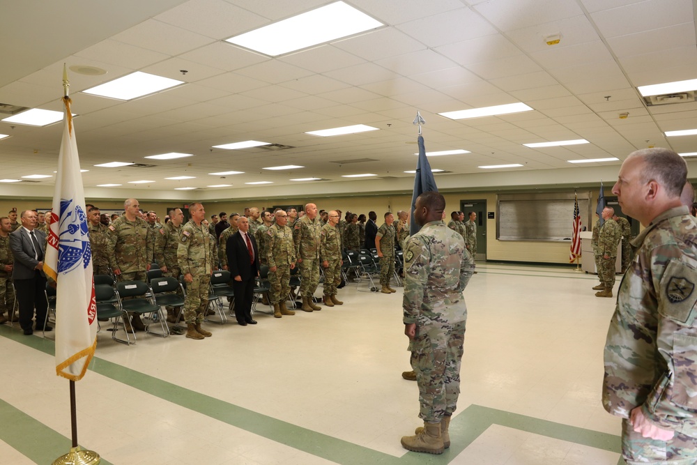 Task Force Echo transfer of authority ceremony 10