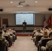 Leaders of 2nd Marine Logistics Group pass on wisdom to Marines at Marine Corps Combat Service Support Schools