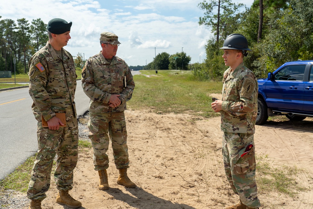 Special Visit by Col. Matthew Tucker and Chief Master Sgt. Clint Grizzell at Camp 'Bull' Simons