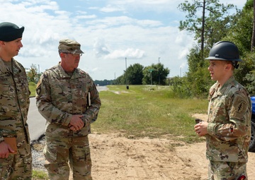 Special Visit by Col. Matthew Tucker and Chief Master Sgt. Clint Grizzell at Camp 'Bull' Simons