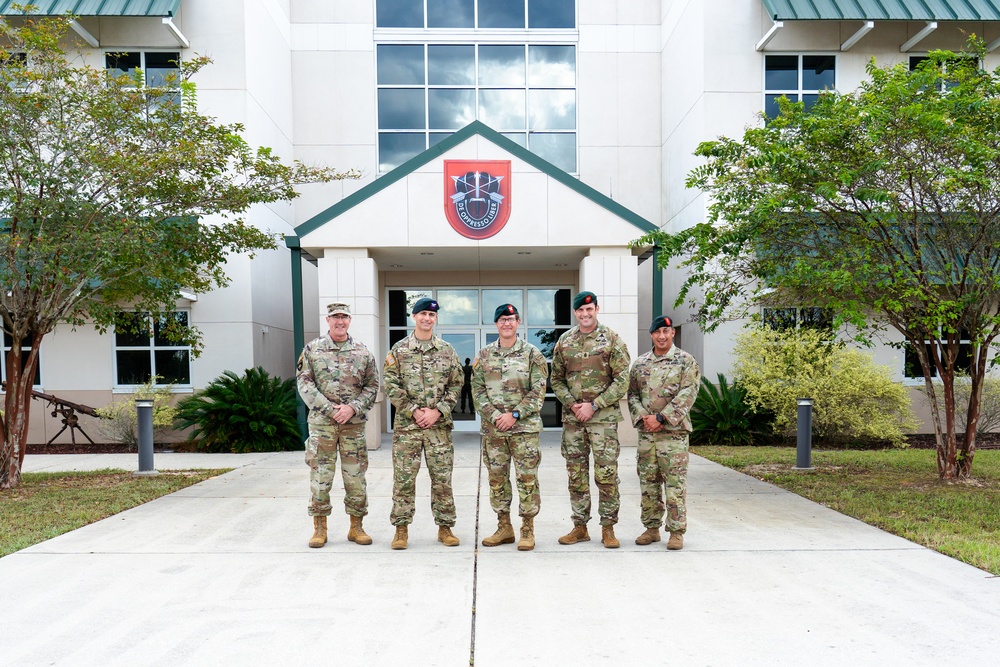 Special Visit by Col. Matthew Tucker and Chief Master Sgt. Clint Grizzell at Camp 'Bull' Simons