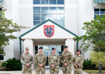 Special Visit by Col. Matthew Tucker and Chief Master Sgt. Clint Grizzell at Camp 'Bull' Simons