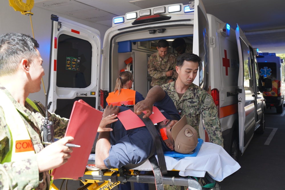 NMRTC Rota supports Naval Station emergency response exercise