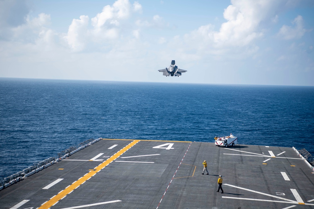 F-35B Flight Ops Onboard Boxer