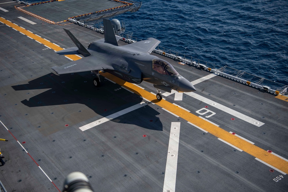 F-35B Flight Ops Onboard Boxer