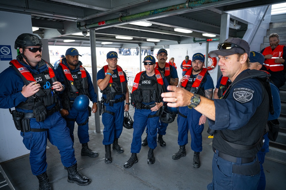 Coast Guard, local and state agencies participate in a multi-day exercise in San Francisco Bay