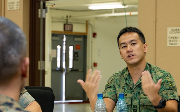 MARFORPAC-Singapore Army Staff Talks Day 1