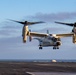 CMV-22B Osprey Lifts Off The Flight Deck