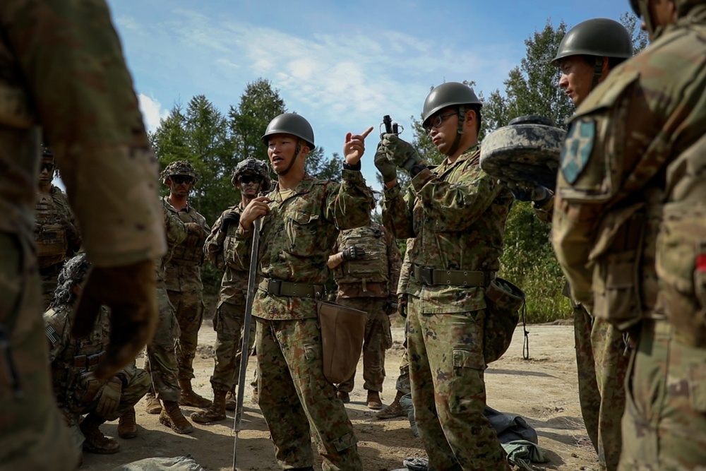 5-20 IR and JGSDF practice defense tactics at Orient Shield 23