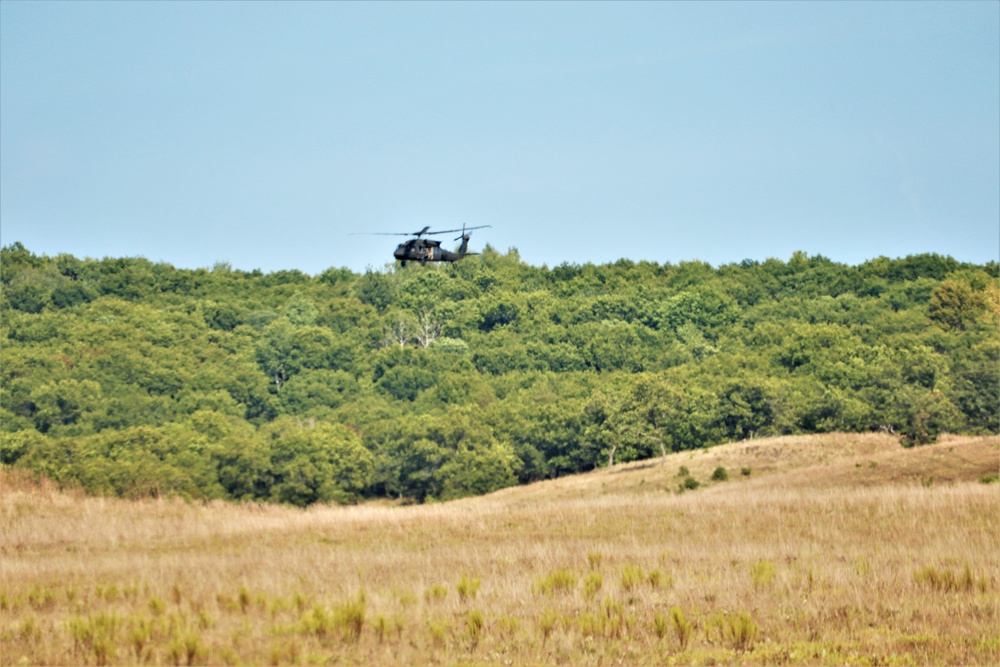 September 2023 UH-60 Black Hawk ops at Fort McCoy