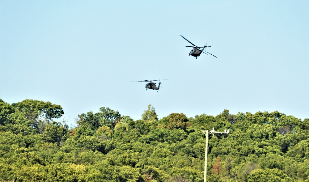 September 2023 UH-60 Black Hawk ops at Fort McCoy
