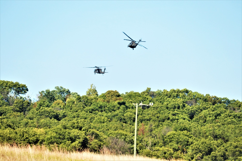 September 2023 UH-60 Black Hawk ops at Fort McCoy