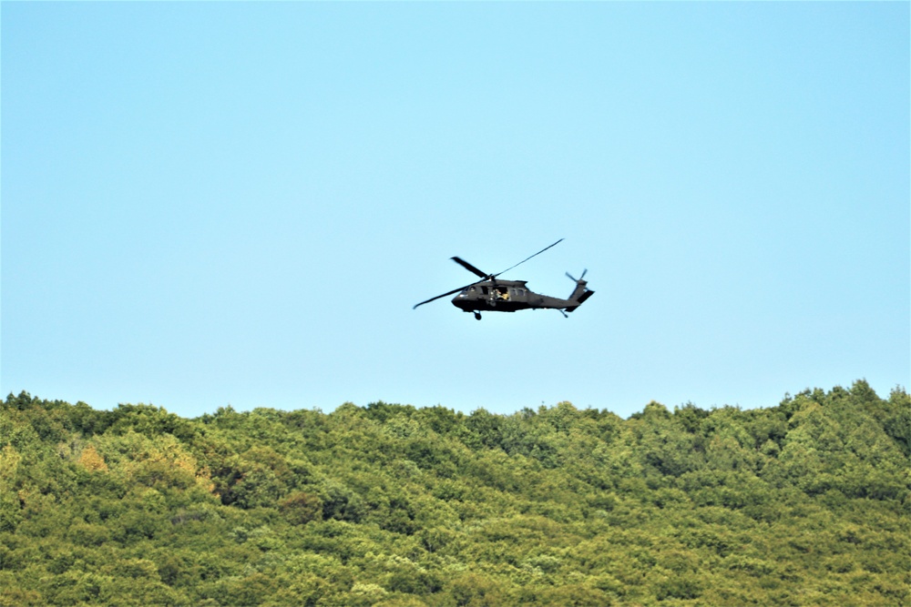 September 2023 UH-60 Black Hawk ops at Fort McCoy