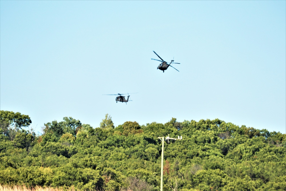 September 2023 UH-60 Black Hawk ops at Fort McCoy