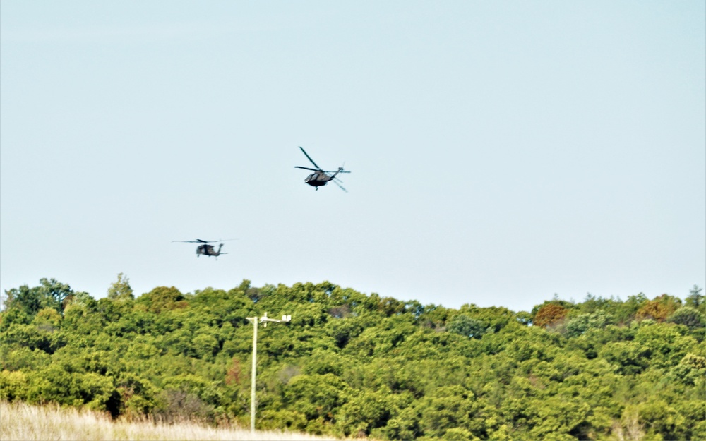 September 2023 UH-60 Black Hawk ops at Fort McCoy