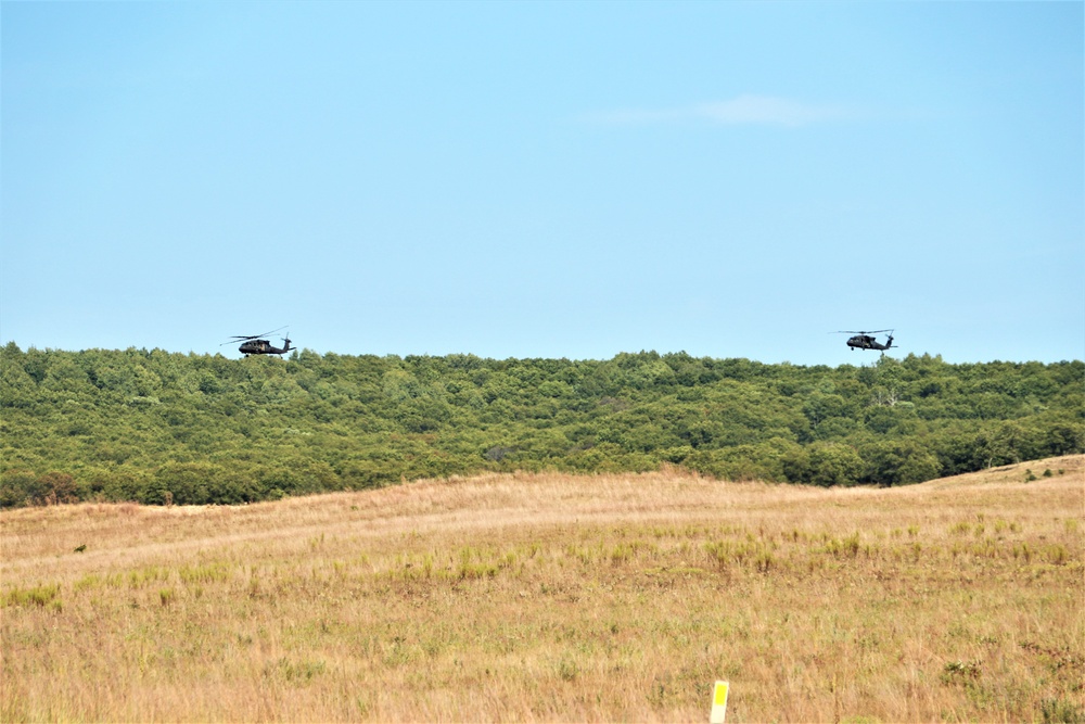 September 2023 UH-60 Black Hawk ops at Fort McCoy