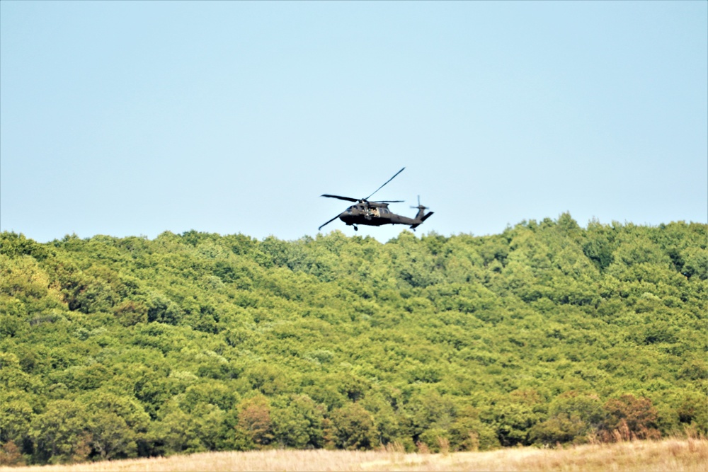 September 2023 UH-60 Black Hawk ops at Fort McCoy