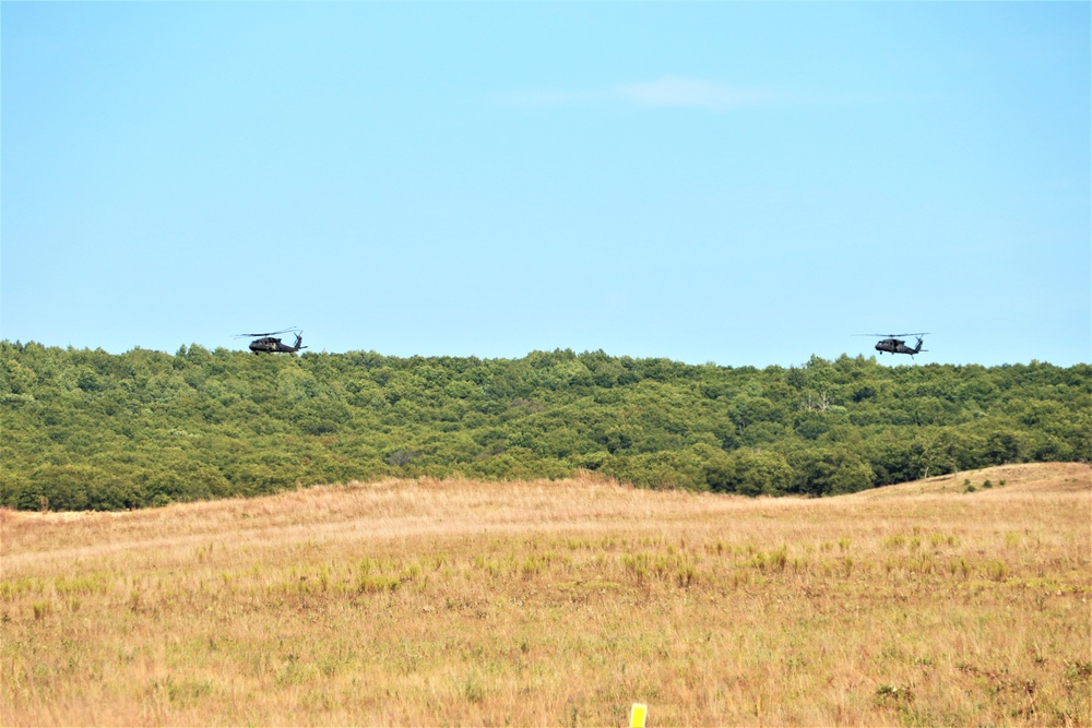 September 2023 UH-60 Black Hawk ops at Fort McCoy