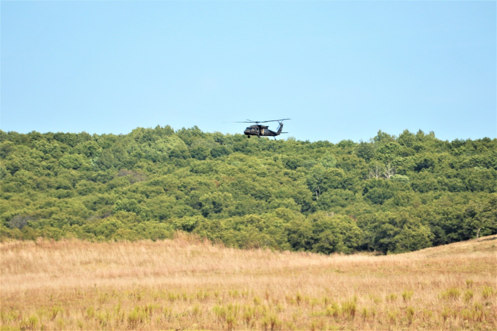 September 2023 UH-60 Black Hawk ops at Fort McCoy