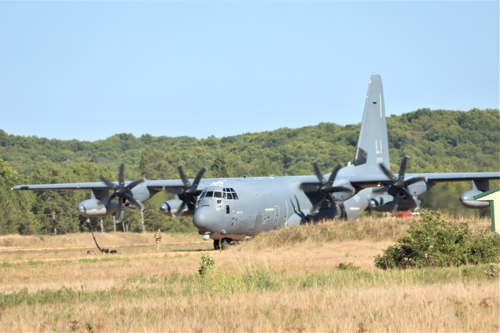 September 2023 C-130 Hercules operations at Fort McCoy