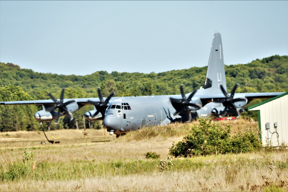 September 2023 C-130 Hercules operations at Fort McCoy