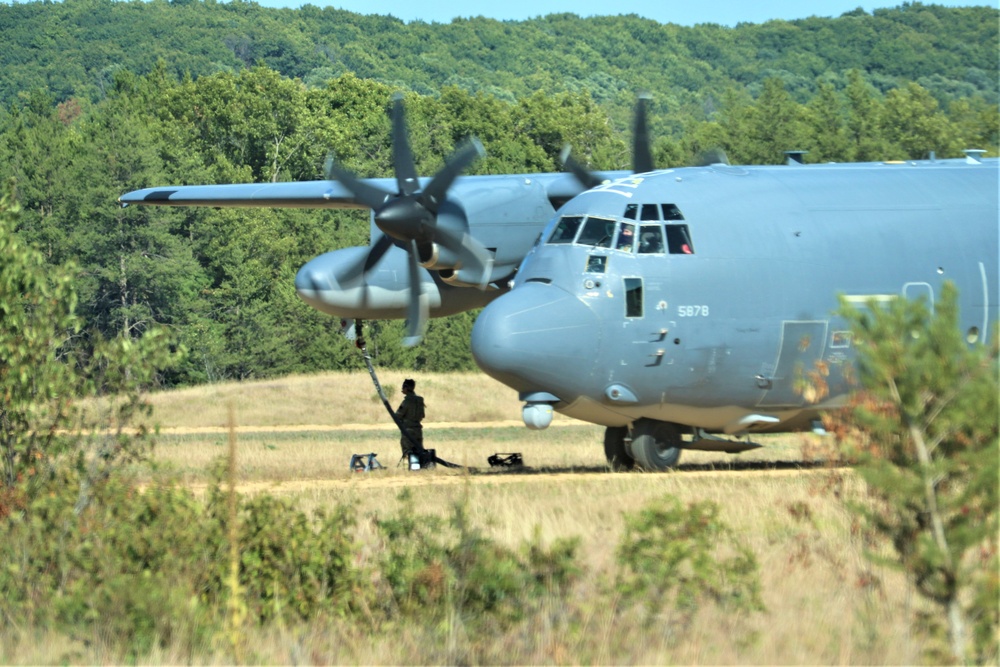 September 2023 C-130 Hercules operations at Fort McCoy