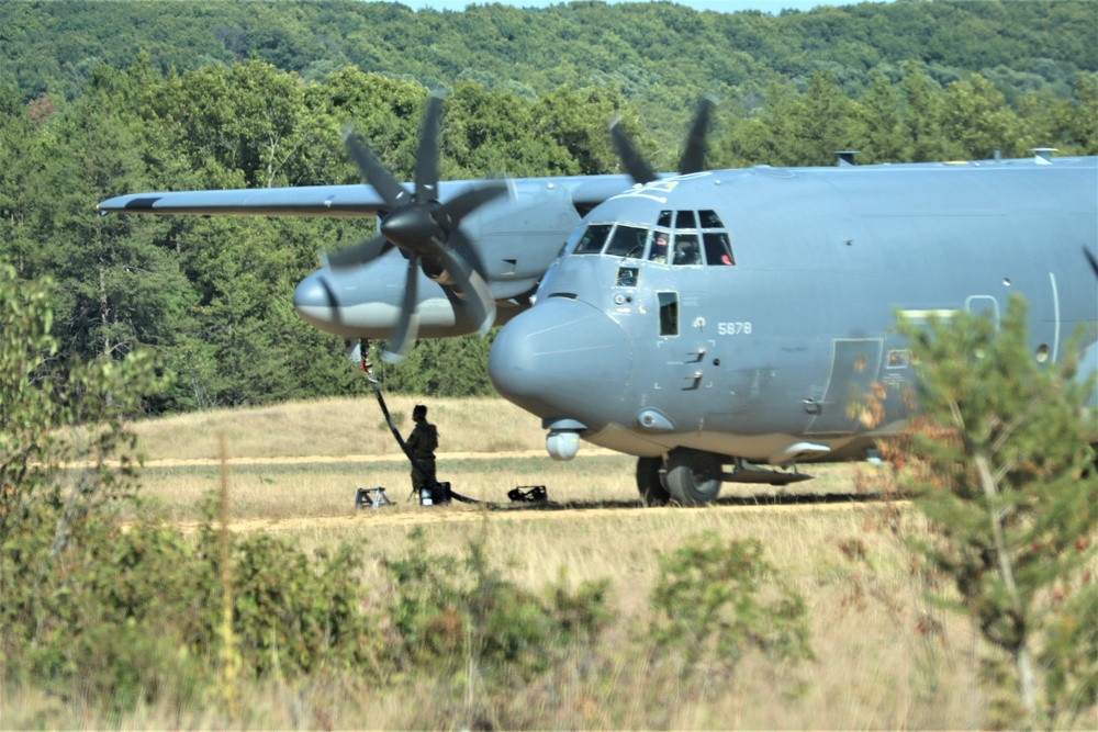 September 2023 C-130 Hercules operations at Fort McCoy