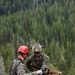 Marines with 1st Bn., 1st Marines master maneuvering across cliff face