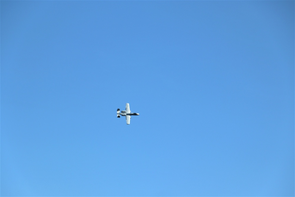 Air Force A-10s hold September 2023 training at Fort McCoy