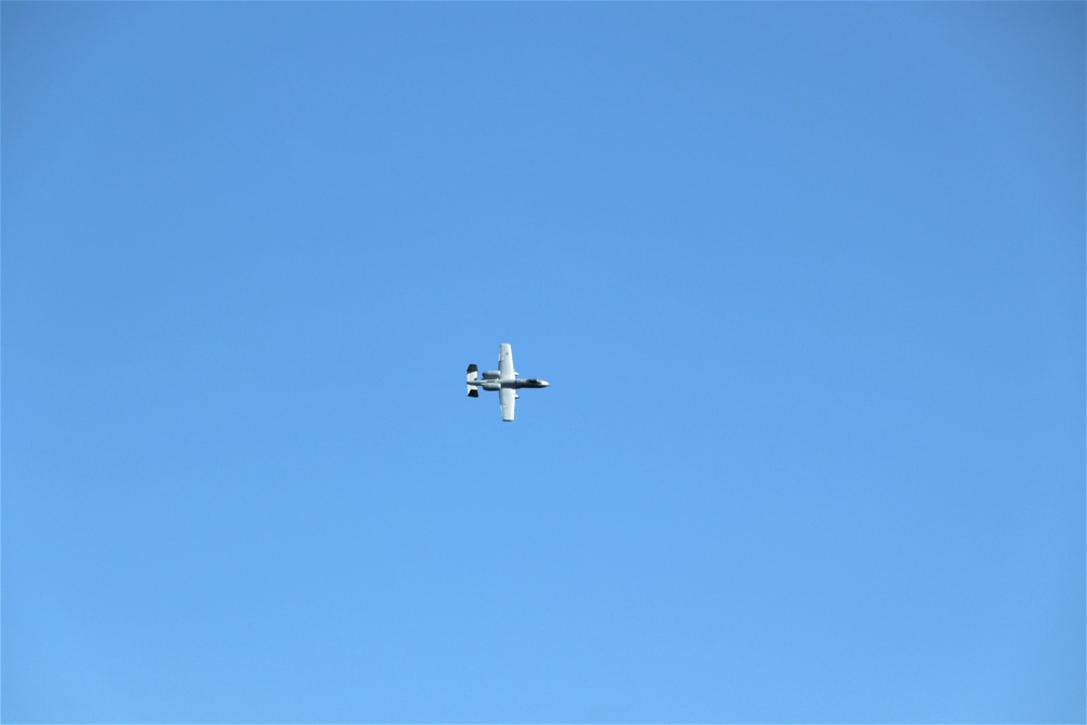 Air Force A-10s hold September 2023 training at Fort McCoy