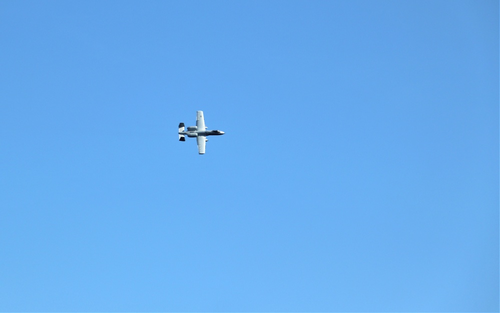 Air Force A-10s hold September 2023 training at Fort McCoy