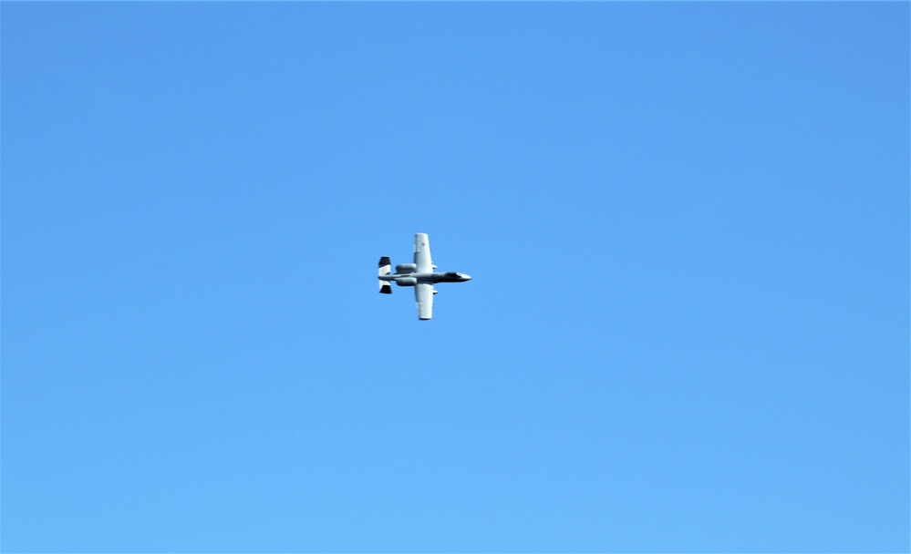 Air Force A-10s hold September 2023 training at Fort McCoy