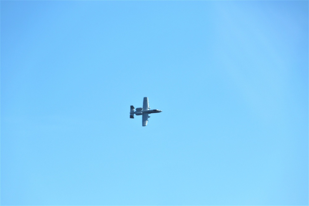 Air Force A-10s hold September 2023 training at Fort McCoy