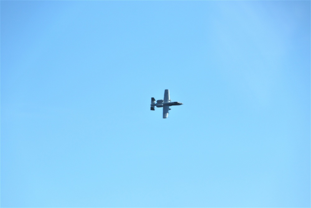 Air Force A-10s hold September 2023 training at Fort McCoy