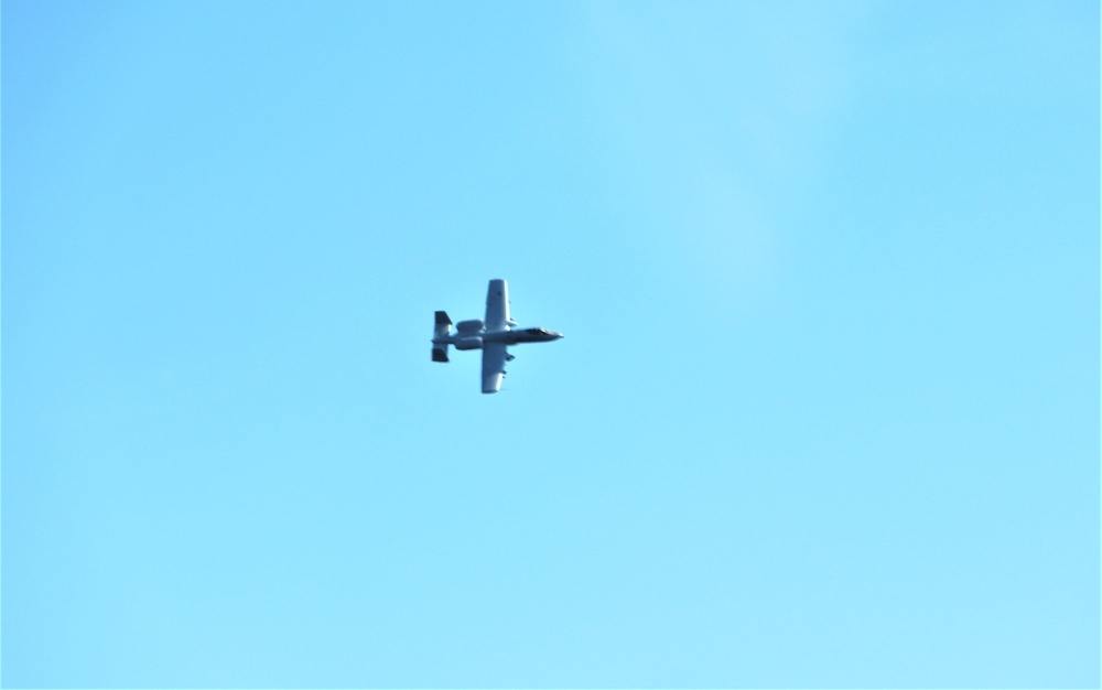 Air Force A-10s hold September 2023 training at Fort McCoy