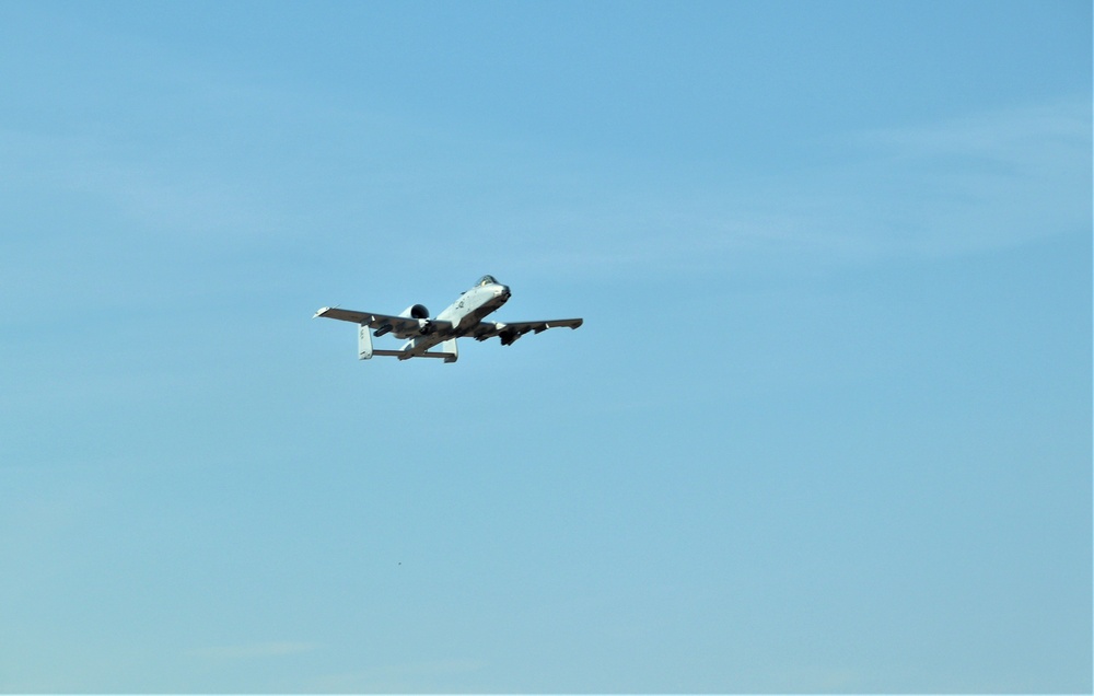 Air Force A-10s hold September 2023 training at Fort McCoy